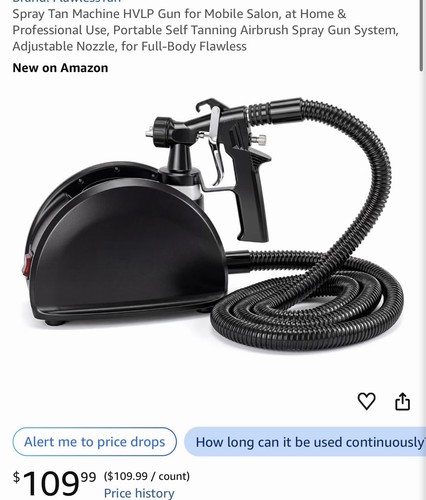 Spray tan machine - machine, hvlp