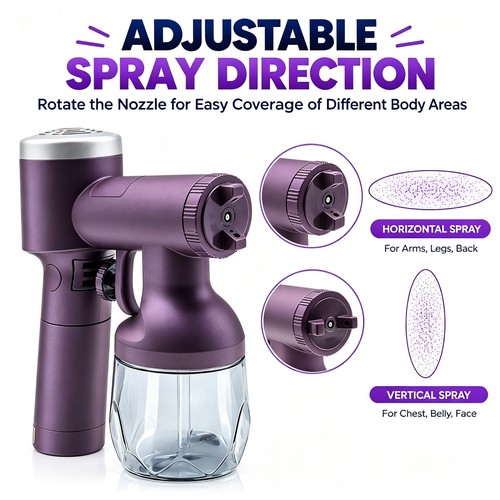 Rechargeable spray tan - tan, for