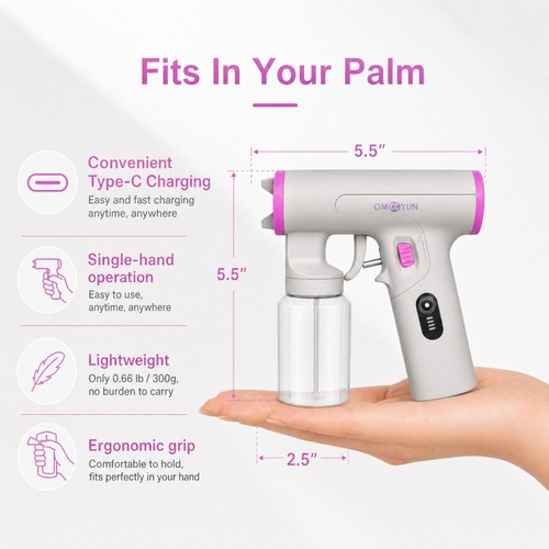 Mini cordless spray - cordless, tan