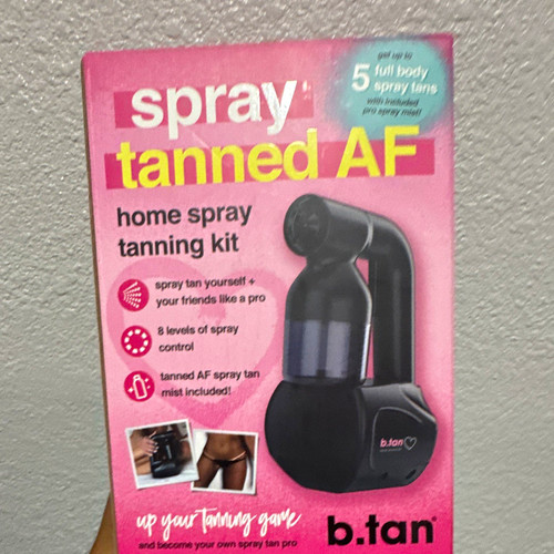 Tan spray tanned - af, home